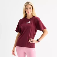 PUMA Womens Crew Neck Short Sleeve Active T-Shirt