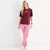 PUMA Womens Crew Neck Short Sleeve Active T-Shirt