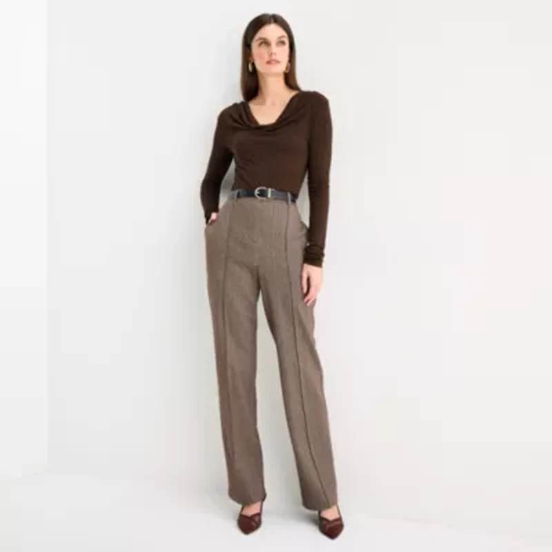 Worthington Womens Straight Trouser