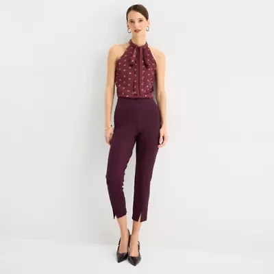 Worthington Womens Skinny Mid Rise Pull-On Pant