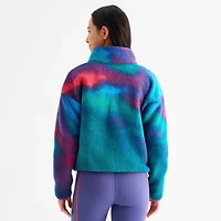 Xersion Womens Heavyweight Novelty Sherpa Softshell Jacket