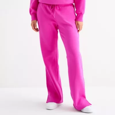 Xersion Womens Super Soft Fleece Straight Leg Sweatpant
