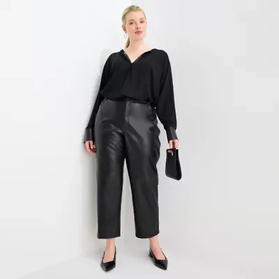 Worthington Womens Straight Plus Trouser