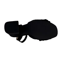 Pop Kavari Womens Square Open Toe Block Heel Pumps