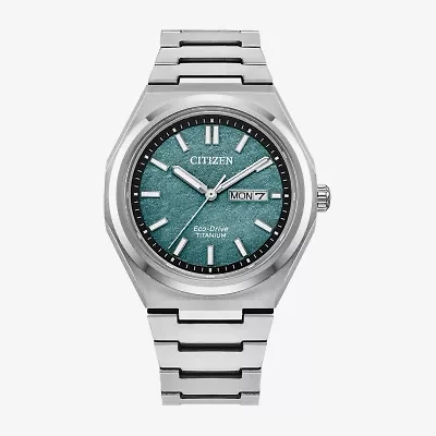 Citizen Mens Silver Tone Bracelet Watch Aw0130-85x