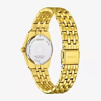 Citizen Womens Gold Tone Stainless Steel Bracelet Watch Ew2293-56e
