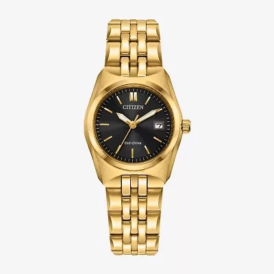 Citizen Womens Gold Tone Stainless Steel Bracelet Watch Ew2293-56e