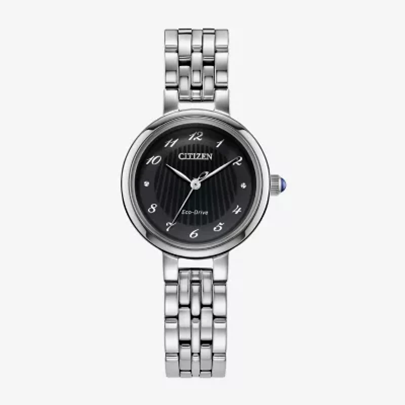Citizen Womens Silver Tone Stainless Steel Bracelet Watch Em0990-81e