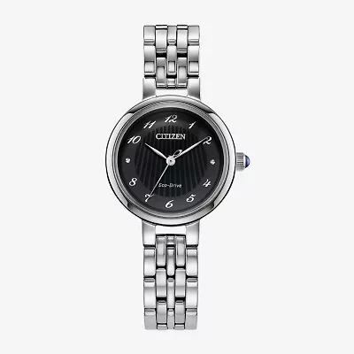 Citizen Womens Silver Tone Stainless Steel Bracelet Watch Em0990-81e