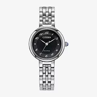 Citizen Womens Silver Tone Stainless Steel Bracelet Watch Em0990-81e