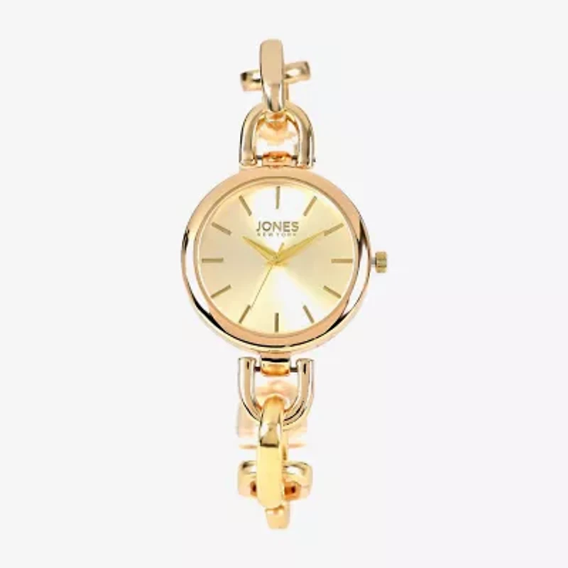Jones N.Y. Womens Gold Tone Bracelet Watch A0294g-42-A27