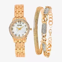 Jones N.Y. Womens Gold Tone Bracelet Watch A0632g-42-E27
