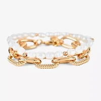 Jones N.Y. Womens Gold Tone Bracelet Watch A1079g-42-B27