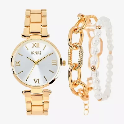 Jones N.Y. Womens Gold Tone Bracelet Watch A1079g-42-B27