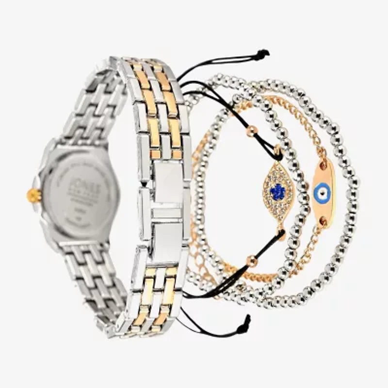 Jones N.Y. Womens Two Tone Bracelet Watch A1874s-42-B34