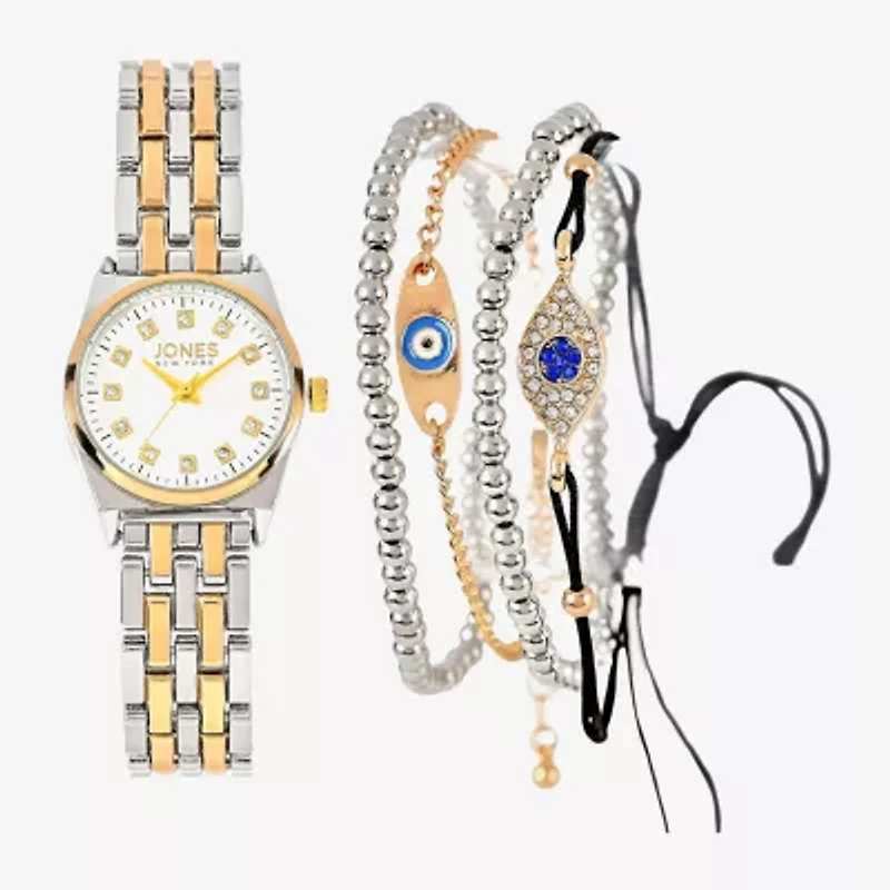 Jones N.Y. Womens Two Tone Bracelet Watch A1874s-42-B34