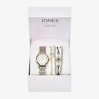 Jones N.Y. Womens Two Tone Bracelet Watch A1874s-42-B34