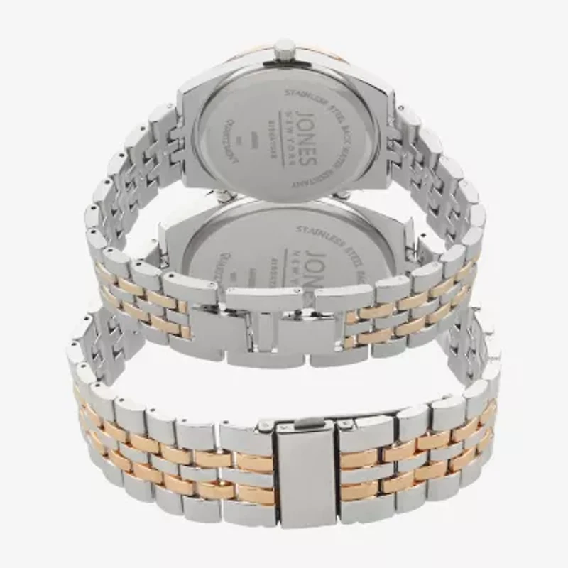 Jones N.Y. Unisex Adult Chronograph Two Tone Bracelet Watch M0022s-42-X34