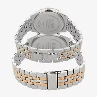 Jones N.Y. Unisex Adult Chronograph Two Tone Bracelet Watch M0022s-42-X34