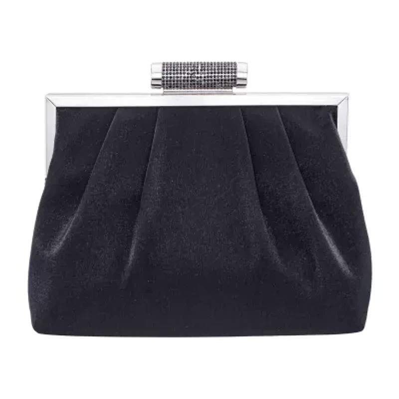 N By Nina Pleated Frame Clutch