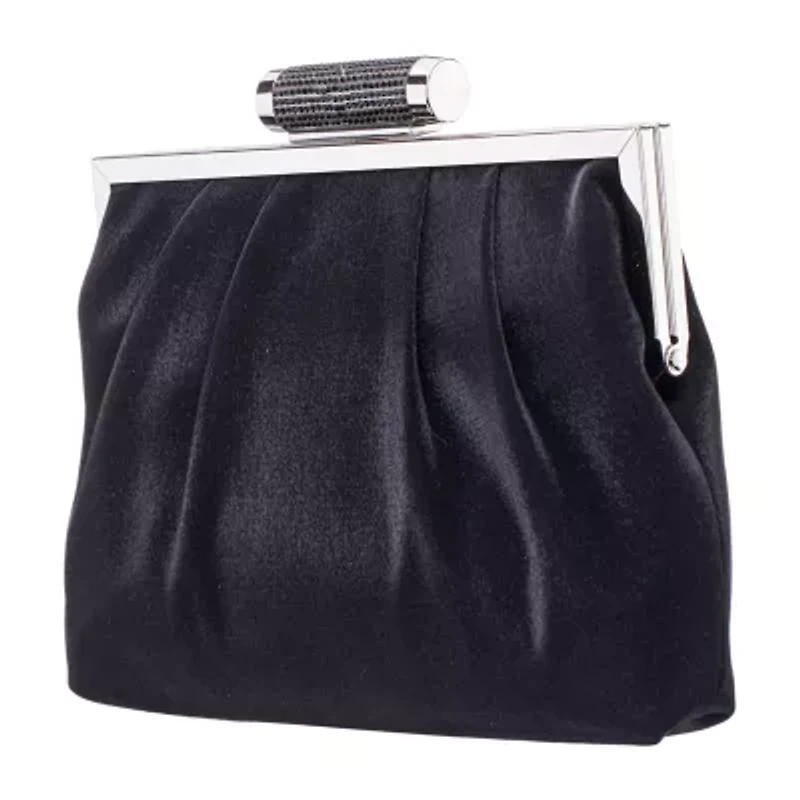 N By Nina Pleated Frame Clutch