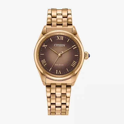 Citizen Classic Womens Rose Goldtone Stainless Steel Bracelet Watch Em1143-81z