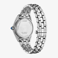 Citizen Classic Womens Silver Tone Stainless Steel Bracelet Watch Em1140-80l