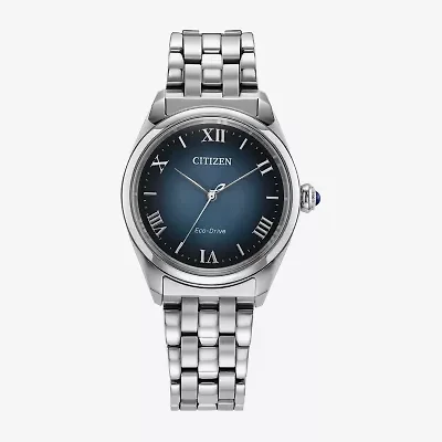 Citizen Classic Womens Silver Tone Stainless Steel Bracelet Watch Em1140-80l