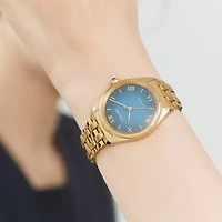 Citizen Classic Womens Gold Tone Stainless Steel Bracelet Watch Em1142-84l