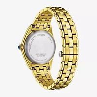 Citizen Classic Womens Gold Tone Stainless Steel Bracelet Watch Em1142-84l
