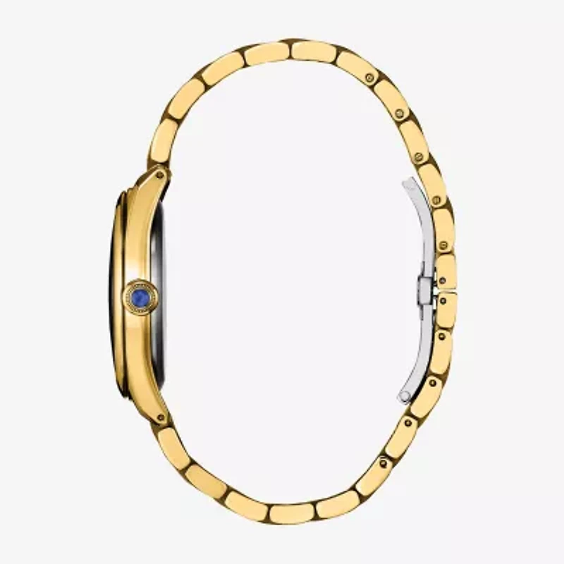 Citizen Classic Womens Gold Tone Stainless Steel Bracelet Watch Em1142-84l