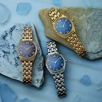 Citizen Classic Womens Gold Tone Stainless Steel Bracelet Watch Em1142-84l