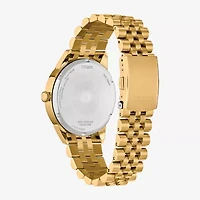 Citizen Mens Gold Tone Stainless Steel Bracelet Watch Aw0152-58h