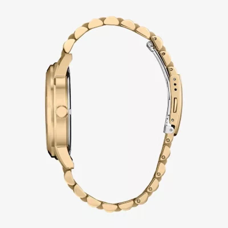 Citizen Mens Gold Tone Stainless Steel Bracelet Watch Aw0152-58h