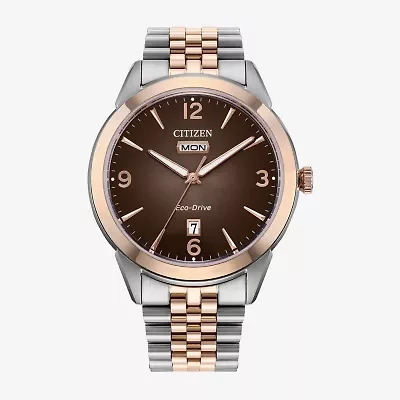 Citizen Mens Two Tone Stainless Steel Bracelet Watch Aw0156-57x