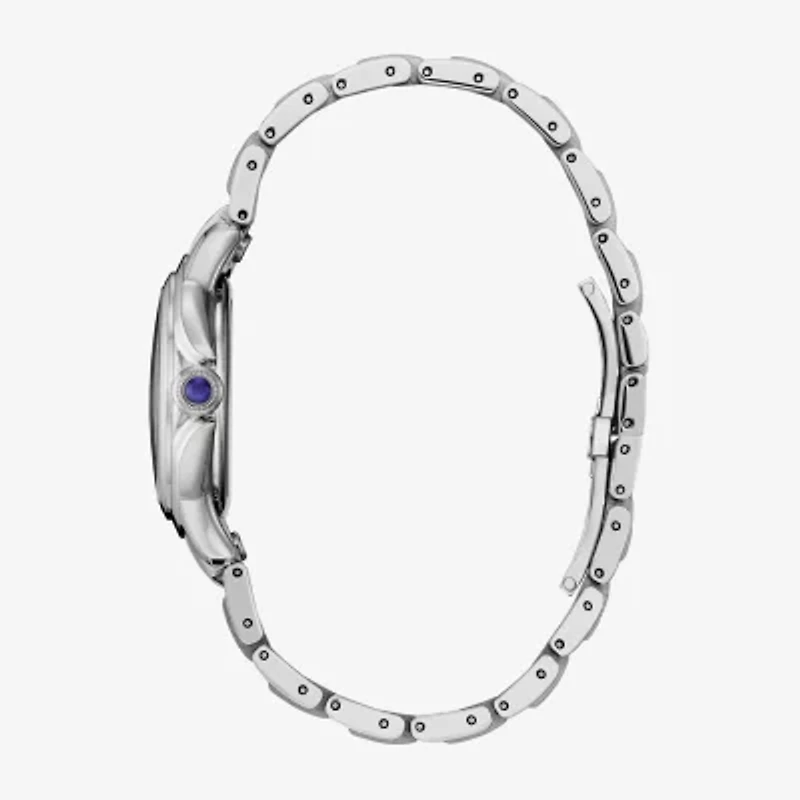 Citizen Cici Womens Silver Tone Stainless Steel Bracelet Watch Em1160-58e