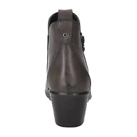 Easy Street Womens Jeanie Block Heel Booties