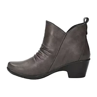 Easy Street Womens Jeanie Block Heel Booties