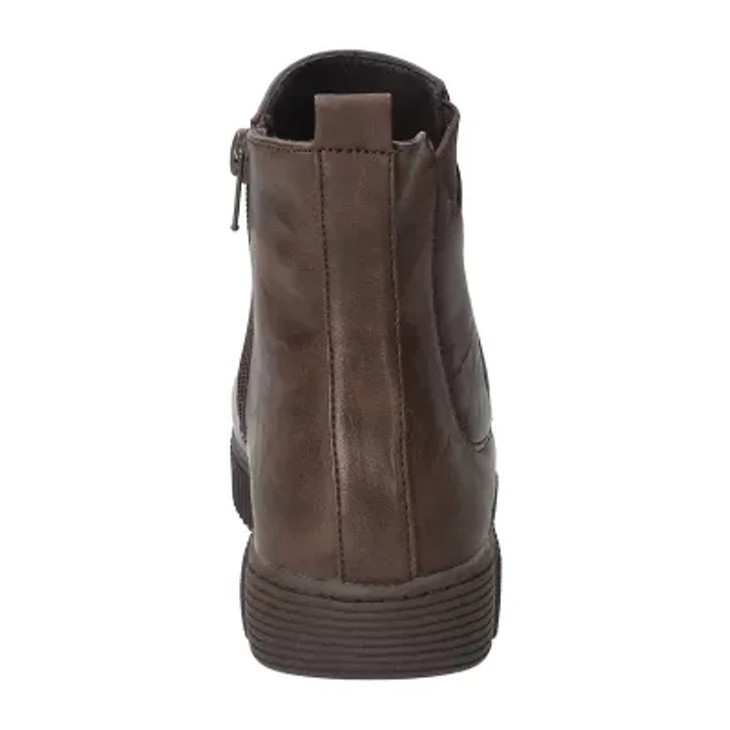 Easy Street Womens Wyatt Flat Heel Booties