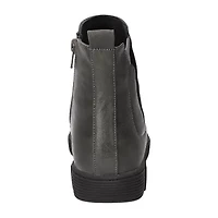 Easy Street Womens Wyatt Flat Heel Booties