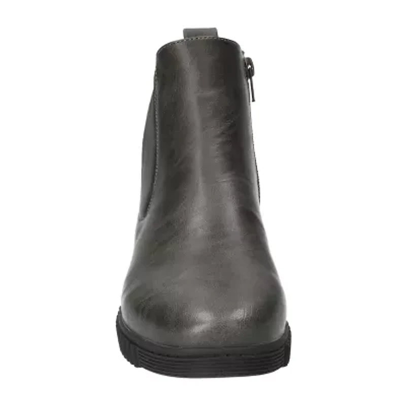 Easy Street Womens Wyatt Flat Heel Booties