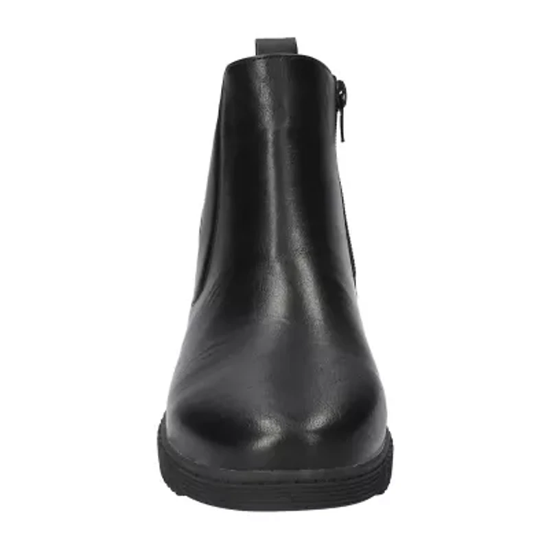 Easy Street Womens Wyatt Flat Heel Booties