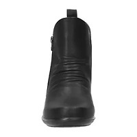 Easy Street Womens Jeanie Block Heel Booties