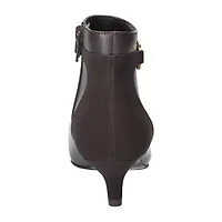 Easy Street Womens Jinx Kitten Heel Booties