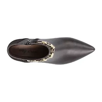 Easy Street Womens Jinx Kitten Heel Booties