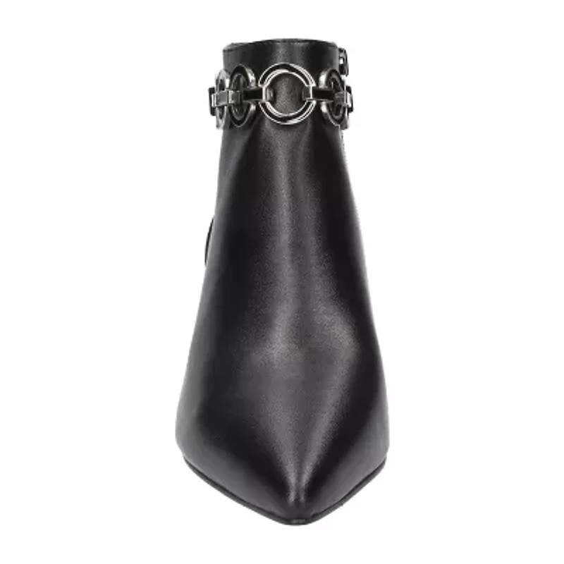 Easy Street Womens Jinx Kitten Heel Booties