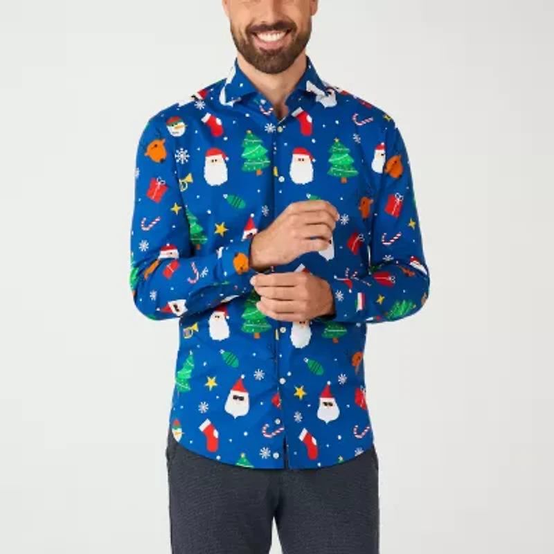 Opposuits Festive Mens Long Sleeve Dress Shirt