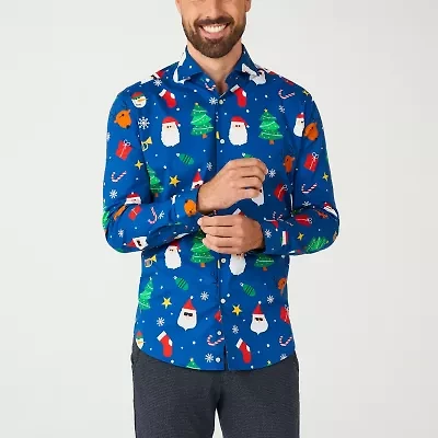 Opposuits Festive Mens Long Sleeve Dress Shirt