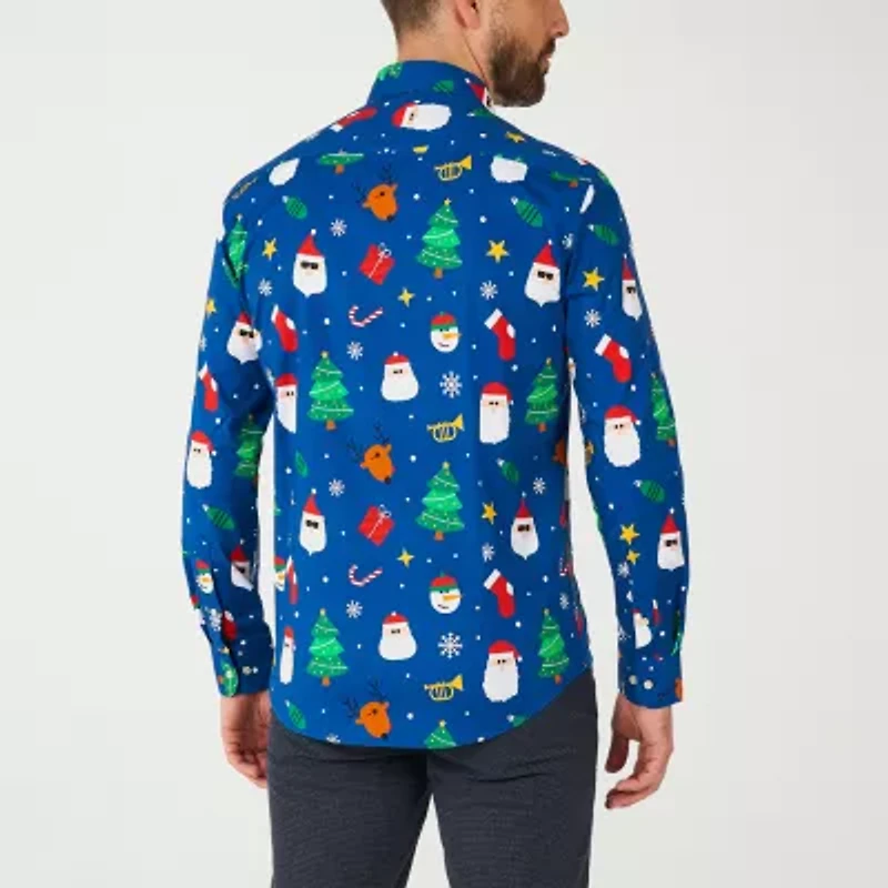 Opposuits Festive Mens Long Sleeve Dress Shirt