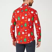 Opposuits Festive Mens Long Sleeve Dress Shirt